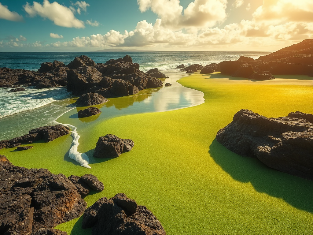 plaja-cu-nisip-verde-olivina