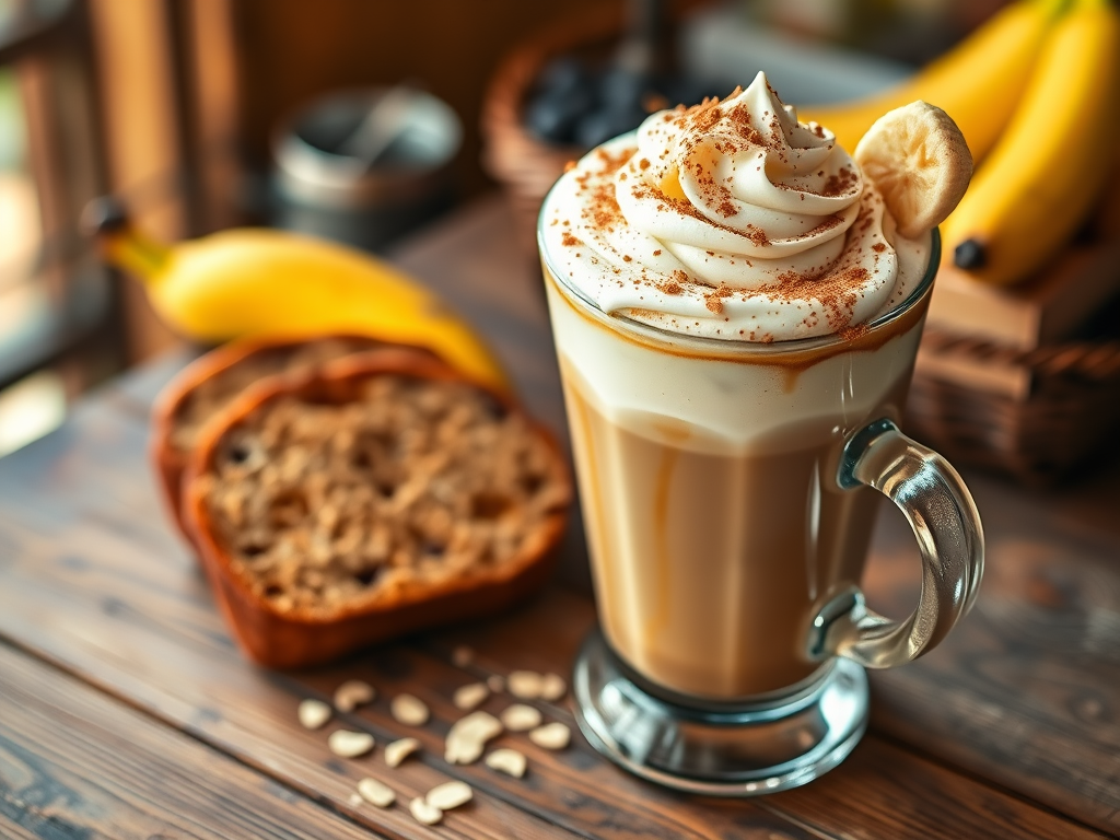 banana bread latte