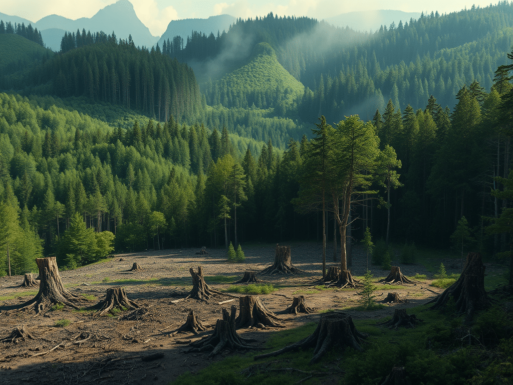 dispariția pădurilor României