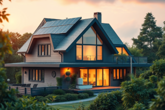 casa inteligenta panouri fotovoltaice baterie energie